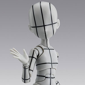 S.H.Figuarts ボディちゃん -杉森建- Edition-ワイヤーフレーム-(Gray Color Ver.)