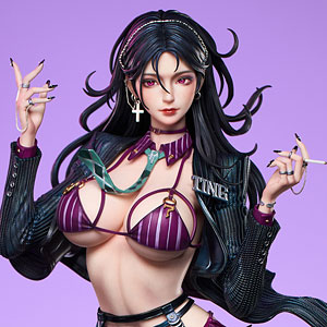 【前入金 銀行振込のみ】EVOLUTION CITY SERIES Fengyulan illustration by 毒瘤 1/4 スタチュー ブラックエディション[TriEagles Studio]