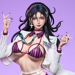 【前入金 銀行振込のみ】EVOLUTION CITY SERIES Fengyulan illustration by 毒瘤 1/4 スタチュー ホワイトエディション[TriEagles Studio]