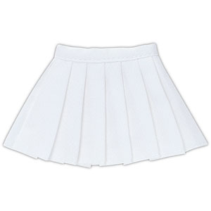1/6 PNXS シンプルプリーツスカート ホワイト (ドール用)