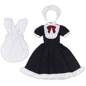 1/6 PNS クラシカルフリルメイドset ブラック (ドール用)