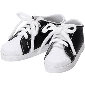 1/3 ベーシックスニーカー ブラック×ホワイト (ドール用)