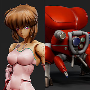 PLAMAX minimum factory MF-94 攻殻機動隊 草薙素子 with フチコマ 1/20 プラモデル[マックスファクトリー]