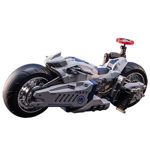 長安衛メカ・バイク 交通警察仕様 可動フィギュア[MOSHOWTOYS]《08月