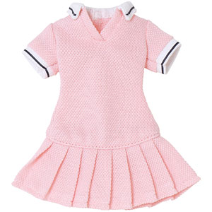 1/6 Q&rsquo;z プリーツポロミニワンピース ピンク (ドール用)