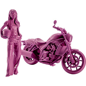 PLAMAX MF-101 Rider's portrait Honda Rebel 1100 ワインレッド 1/20 プラモデル