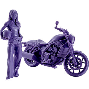 PLAMAX MF-101 Rider's portrait Honda Rebel 1100 ネイビー 1/20 プラモデル
