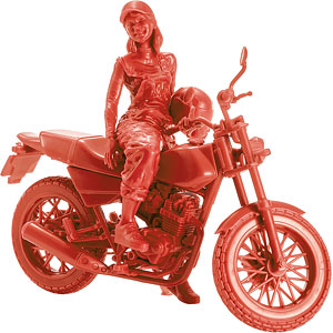 PLAMAX MF-103 Rider&rsquo;s portrait Honda FTR 223 レッド 1/20 プラモデル