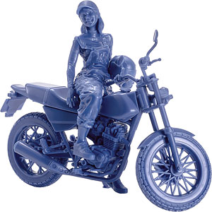 PLAMAX MF-103 Rider&rsquo;s portrait Honda FTR 223 ブルー 1/20 プラモデル