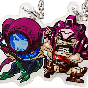 トランスフォーマー エキサイティング アクリルキーホルダー オクトパンチ・ストラングルホールドセット