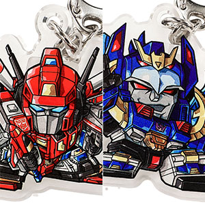 トランスフォーマー エキサイティング アクリルキーホルダー デスザラス・ビクトリーセイバーセット