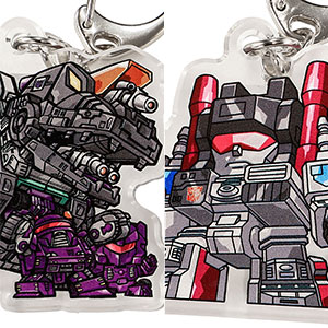 トランスフォーマー エキサイティング アクリルキーホルダー ダイナザウラー・メトロフレックスセット
