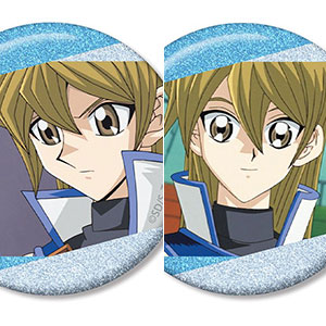 遊☆戯☆王デュエルモンスターズGX 天上院明日香 場面写グリッター缶バッジ2個セット