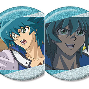 遊☆戯☆王デュエルモンスターズGX ヨハン・アンデルセン 場面写グリッター缶バッジ2個セット