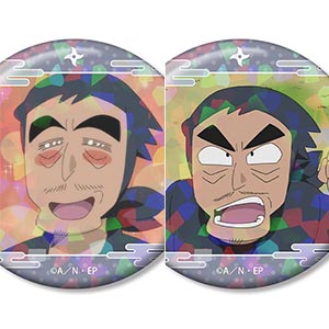 忍たま乱太郎 厚着太逸 場面写ホログラム缶バッジ2個セット