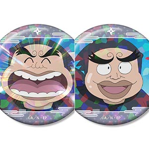 忍たま乱太郎 日向墨男 場面写ホログラム缶バッジ2個セット