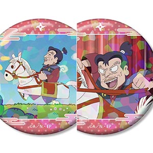 忍たま乱太郎 木野小次郎竹高 場面写ホログラム缶バッジ2個セット