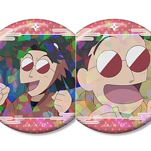忍たま乱太郎 ふぶ鬼 場面写ホログラム缶バッジ2個セット