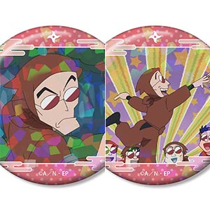 忍たま乱太郎 風鬼 場面写ホログラム缶バッジ2個セット