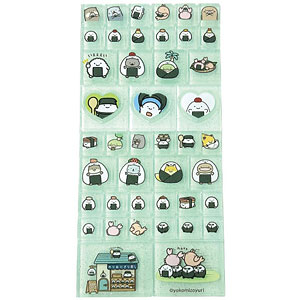 なんでもいきもの タイルシール (ミントグリーン)