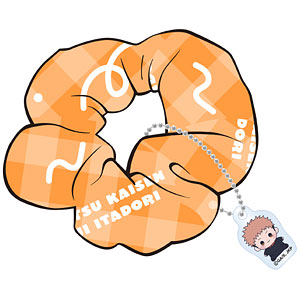 アニメ『呪術廻戦』5周年 もっちび チャーム付きシュシュ 虎杖悠仁