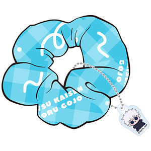 アニメ『呪術廻戦』5周年 懐玉・玉折 もっちび チャーム付きシュシュ 五条悟(懐玉・玉折)