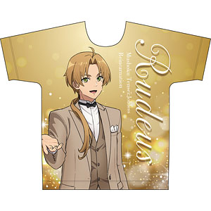 無職転生III ～異世界行ったら本気だす～ フルグラフィックTシャツ ルーデウス(5周年記念) L