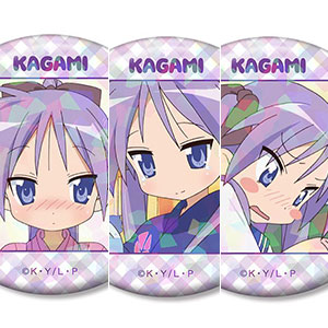 TVアニメ『らき☆すた』 泉こなた 場面写ホログラム缶バッジ3個セット