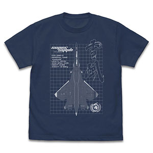 戦闘妖精雪風 スーパーシルフ&ldquo;雪風&rdquo; Tシャツ/SLATE-M