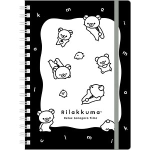 NY45202 リラックマ BASIC RILAKKUMA MONOCHROME B6SPノート