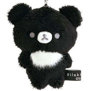 MV74001 リラックマ BASIC RILAKKUMA MONOCHROME ぶらさげぬいぐるみ チャイロイコグマ