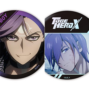 アニメ「TO BE HERO X」 オーロラ缶バッジ2個セット ラッキーシアン
