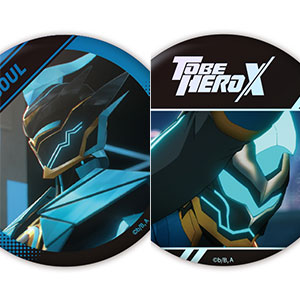 アニメ「TO BE HERO X」 オーロラ缶バッジ2個セット ラッキーシアン