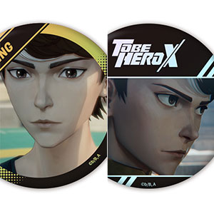 アニメ「TO BE HERO X」 オーロラ缶バッジ2個セット X[ATFES]《06月