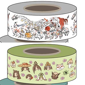 大神20周年記念 復刻アート企画 マスキングテープセット ～大神10周年、大神12周年より～