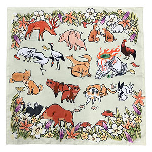 大神20周年記念 復刻アート企画 風呂敷 ～吉村健一郎 作 大神11周年より～