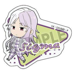 文豪ストレイドッグス おなまえアクリルバッジ シグマ お散歩 ver.