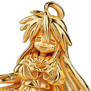 【限定販売】らき☆すた 泉こなた ミニフィギュア シルバー(イエローゴールドコーティング)