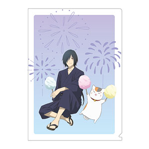 夏目友人帳 クリアファイル 夏目貴志＆ニャンコ先生 サマーVer