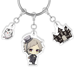 文豪ストレイドッグス 3連アクリルキーホルダー Ghost House ver. 中島敦