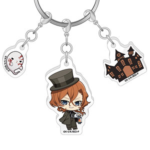 文豪ストレイドッグス 3連アクリルキーホルダー Ghost House ver. 中原中也