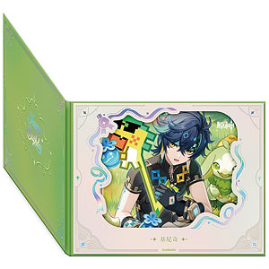 原神 「命定の日」 キャラめくり式花窓風色紙 甘雨(2025)[miHoYo