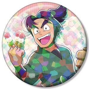 忍たま乱太郎 描き下ろし 潮江文次郎 楽しいお花見の段ver. 75mmホログラム缶バッジ