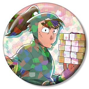 忍たま乱太郎 描き下ろし 中在家長次 楽しいお花見の段ver. 75mmホログラム缶バッジ
