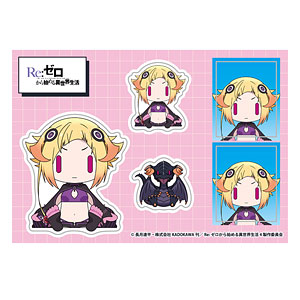 Re：ゼロから始める異世界生活 GG3耐ステッカー カペラ・エメラダ・ルグニカ(すわってマスコットver.)