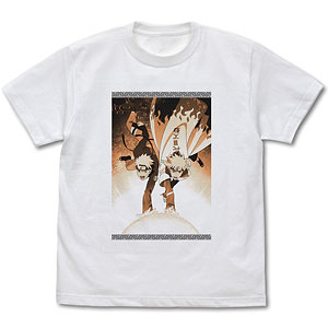 NARUTO-ナルト- 疾風伝 ナルト＆ミナト 『螺旋丸』 Tシャツ/WHITE-M