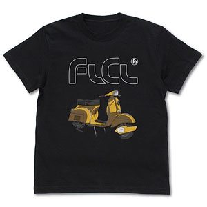 フリクリ ハル子のベスパ Tシャツ Ver2.0/BLACK-XL
