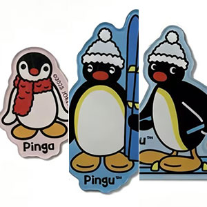 ピングー スキー アクリルマグネット