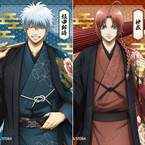 銀魂 描き下ろし 片面花柄和装ver. トレーディングコンパクトクリアシート 9個入りBOX