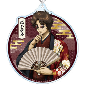 銀魂 描き下ろし 坂本辰馬 片面花柄和装ver. BIGアクリルキーホルダー